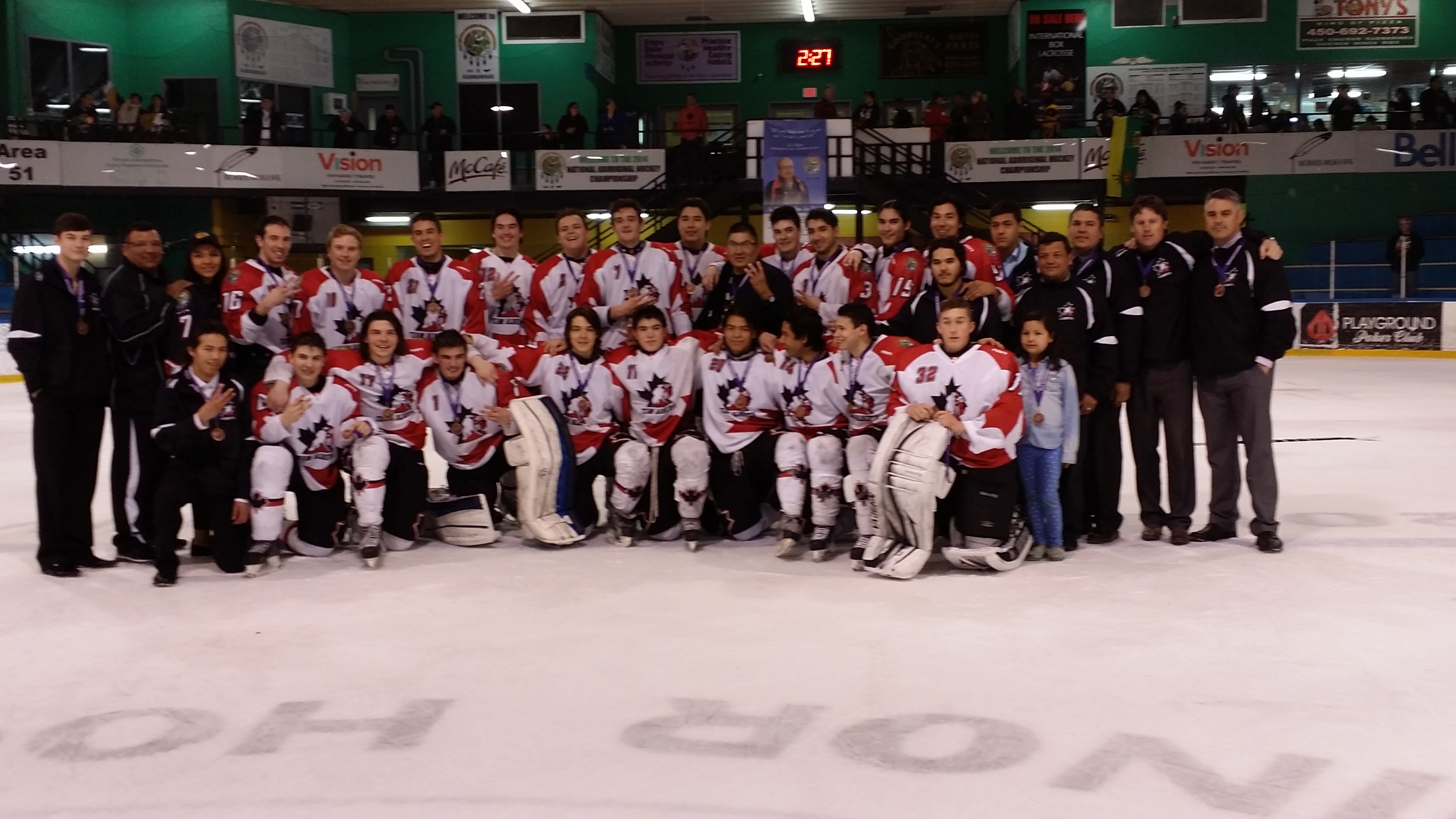 Team Alberta - Aborigional National Hockey Championships - Bronze Medal Winners - May 3rd, 2014